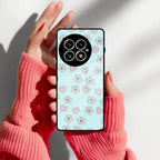 Heart With Flower Glossy Metal Case Cover For OnePlus - ShopOnCliQ
