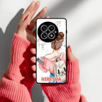 Girl With Book Glossy Metal Case Cover For OnePlus - ShopOnCliQ