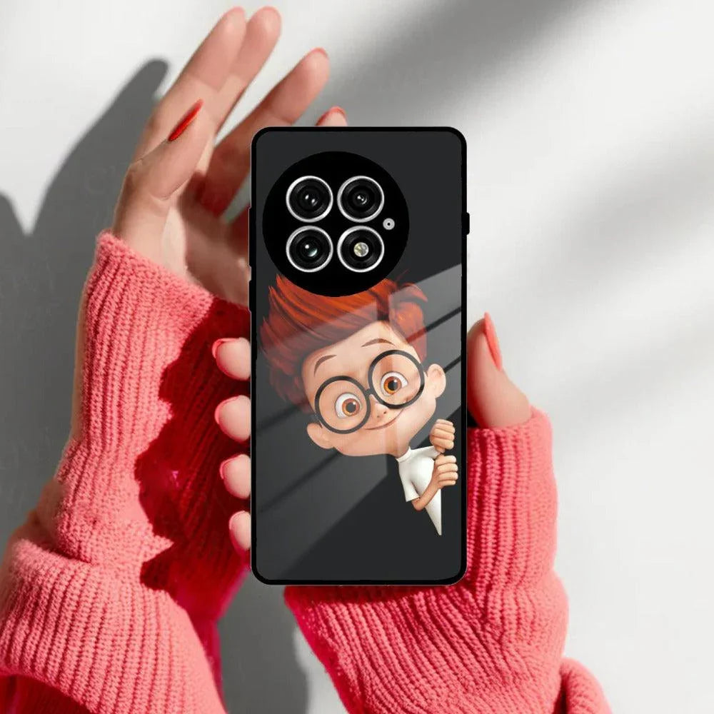 Cartoon Boy Glossy Metal Case Cover For OnePlus - ShopOnCliQ