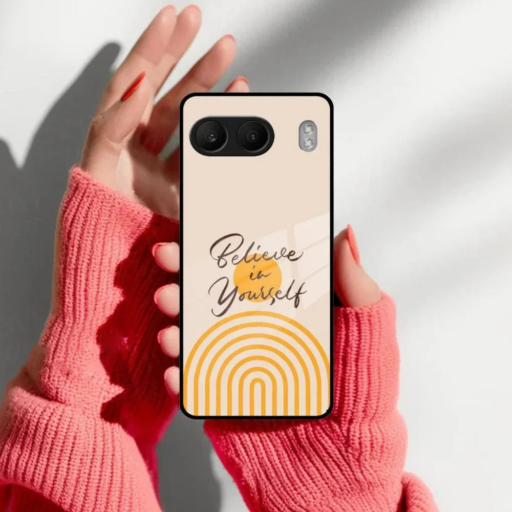 Believe In Yourself Glass Case Cover For OnePlus - ShopOnCliQ