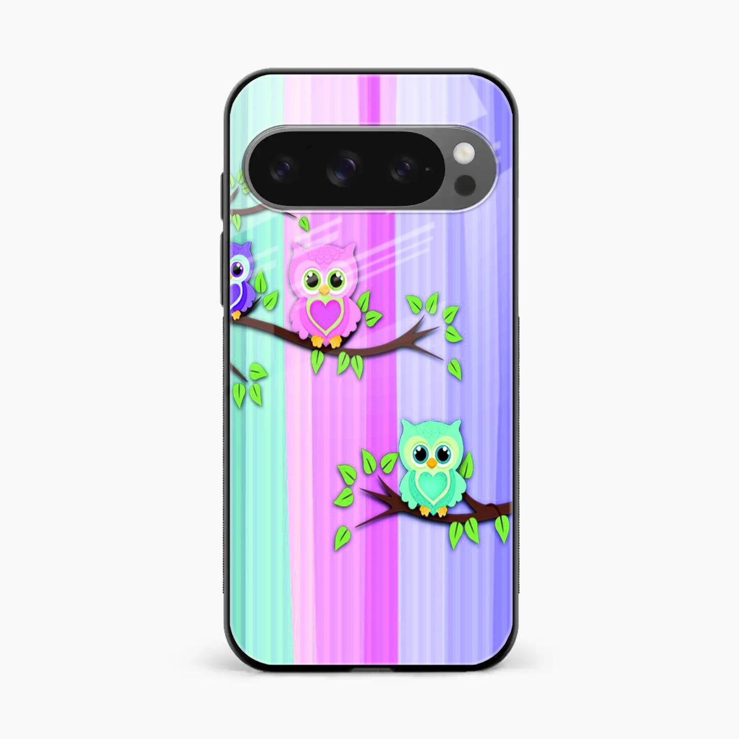 Owl Glossy Metal Case Cover For Google Pixel 10 Pro XL