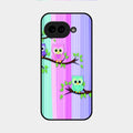 Owl Glossy Metal Case Cover For Google Pixel 9A 5G