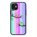 Owl Glossy Metal Case Cover For iPhone 12