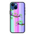Owl Glossy Metal Case Cover For iPhone 13 mini
