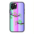 Owl Glossy Metal Case Cover For iPhone 13