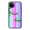 Owl Glossy Metal Case Cover For iPhone 14 Plus