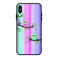 Owl Glossy Metal Case Cover For iPhone XS Max