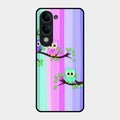 Owl Glossy Metal Case Cover For Iqoo Z10 Lite