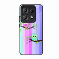 Owl Glossy Metal Case Cover For Motorola Edge 50 Pro