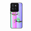 Owl Glossy Metal Case Cover For Motorola Edge 50