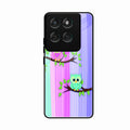 Owl Glossy Metal Case Cover For Motorola Edge 60 Pro 5G