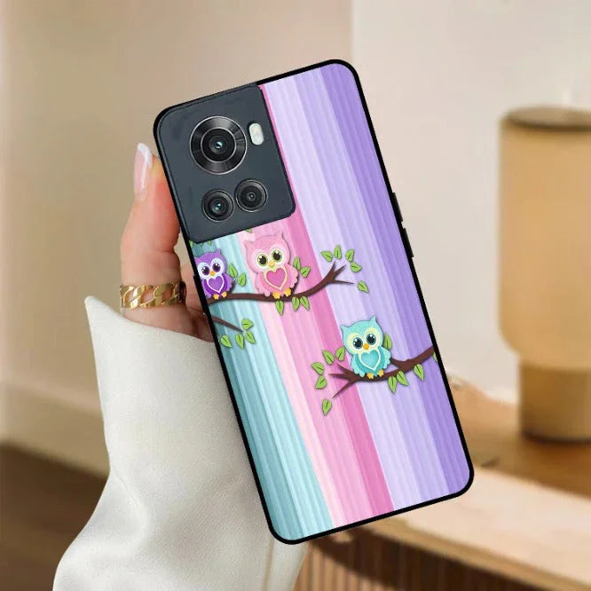 Owl Glossy Metal Case Cover For OnePlus - ShopOnCliQ