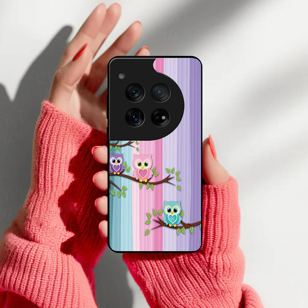 Owl Glossy Metal Case Cover For OnePlus - ShopOnCliQ