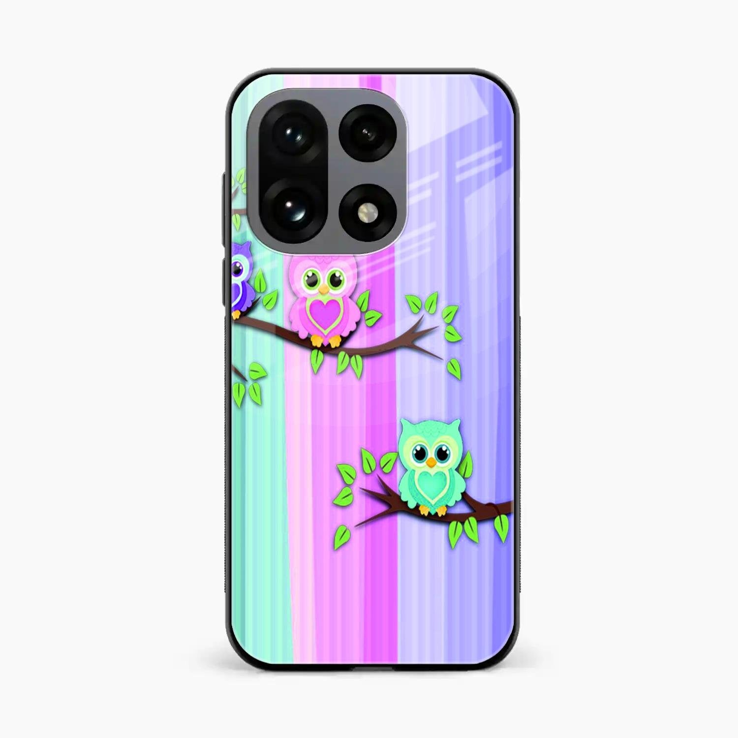 Owl Glossy Metal Case Cover For OnePlus 15 5G