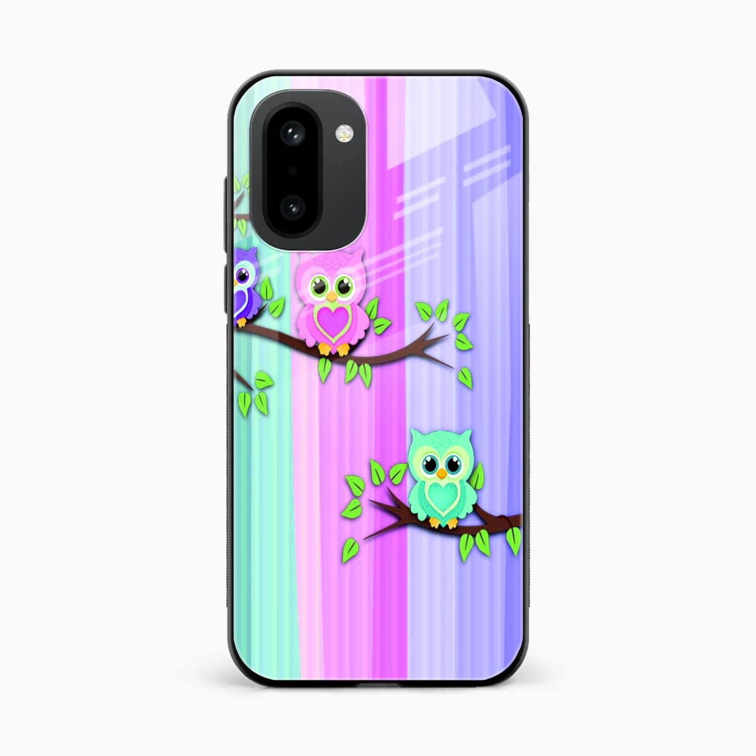 Owl Glossy Metal Case Cover For OnePlus 15R 5G