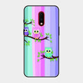 Owl Glossy Metal Case Cover For Oneplus 7