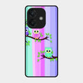 Owl Glossy Metal Case Cover For Oppo A3X 5G