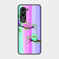 Owl Glossy Metal Case Cover For Oppo A5 5G