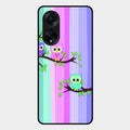 Owl Glossy Metal Case Cover For Oppo F23 5G