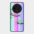 Owl Glossy Metal Case Cover For Oppo F27 Pro Plus 5G