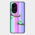 Owl Glossy Metal Case Cover For Oppo Reno 10 Pro 5G