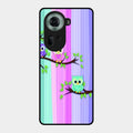 Owl Glossy Metal Case Cover For Oppo Reno 11 5G