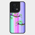 Owl Glossy Metal Case Cover For Oppo Reno 8 5G