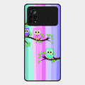 Owl Glossy Metal Case Cover For Poco X4 Pro 5G