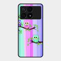Owl Glossy Metal Case Cover For Poco X6 Pro 5G