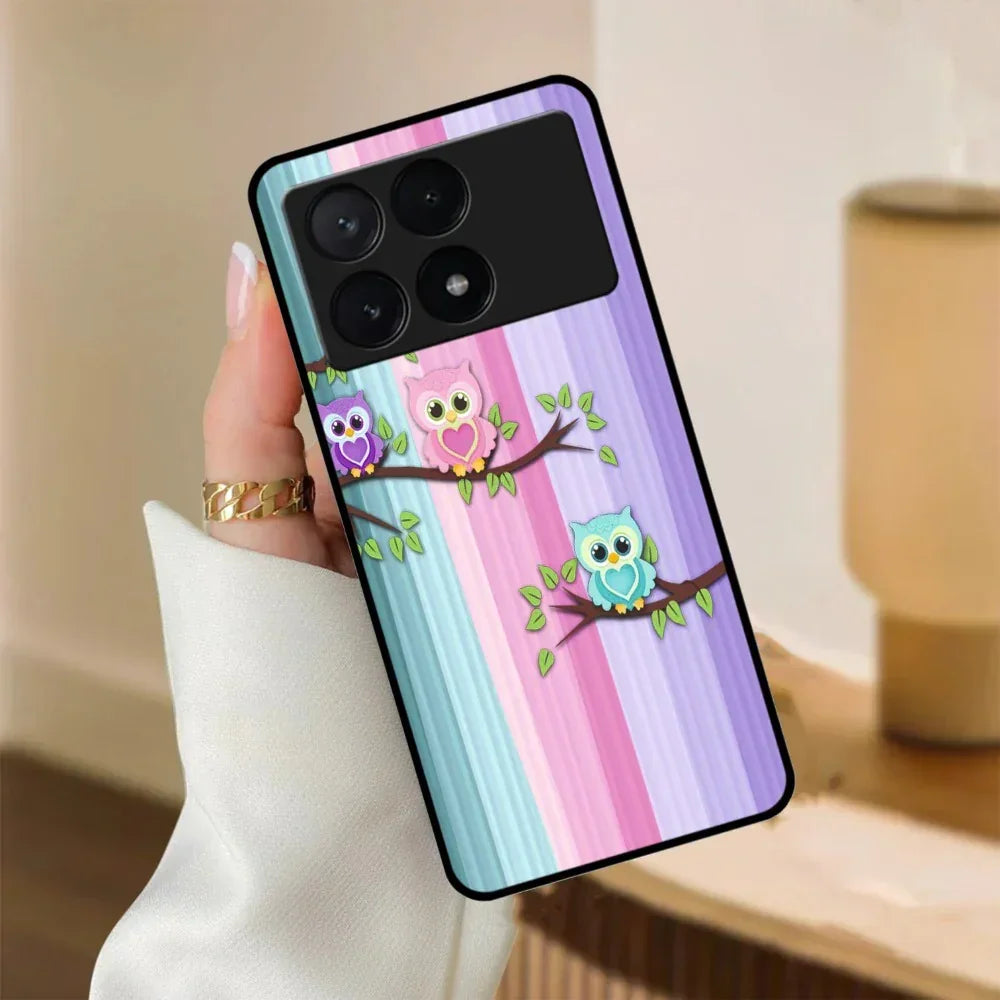 Owl Glossy Metal Case Cover For Poco - ShopOnCliQ