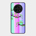Owl Glossy Metal Case Cover For Realme 12X 5G