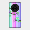 Owl Glossy Metal Case Cover For Realme 14 Pro Plus 5G