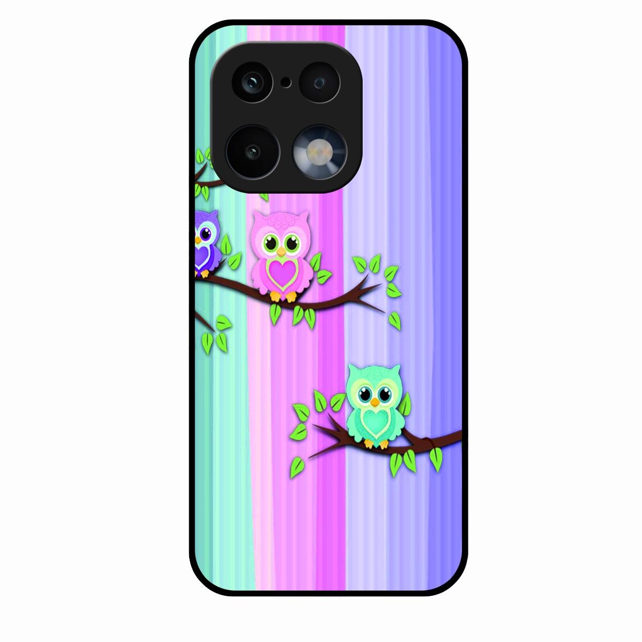 Owl Glossy Metal Case Cover For Realme 16 Pro 5G