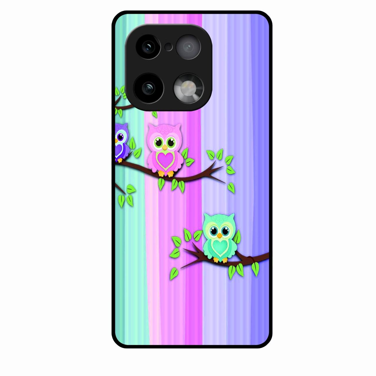 Owl Glossy Metal Case Cover For Realme 16 Pro Plus 5G