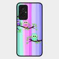 Owl Glossy Metal Case Cover For Redmi 11 Prime 4G