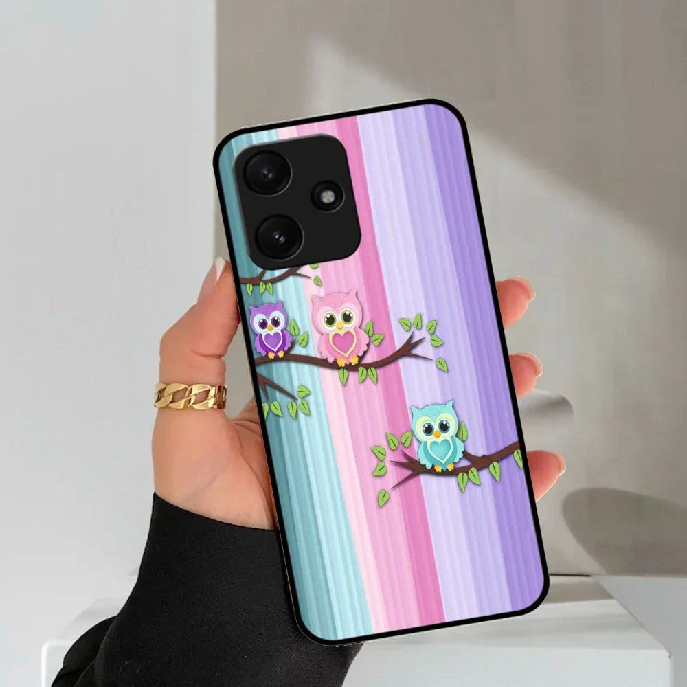 Owl Glossy Metal Case Cover For Poco - ShopOnCliQ