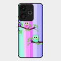 Owl Glossy Metal Case Cover For Redmi 13 5G