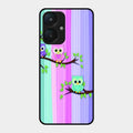 Owl Glossy Metal Case Cover For Redmi 13C 5G