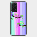 Owl Glossy Metal Case Cover For Redmi Note 11 Pro Plus 5G