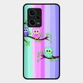 Owl Glossy Metal Case Cover For Redmi Note 12 Pro Plus 5G