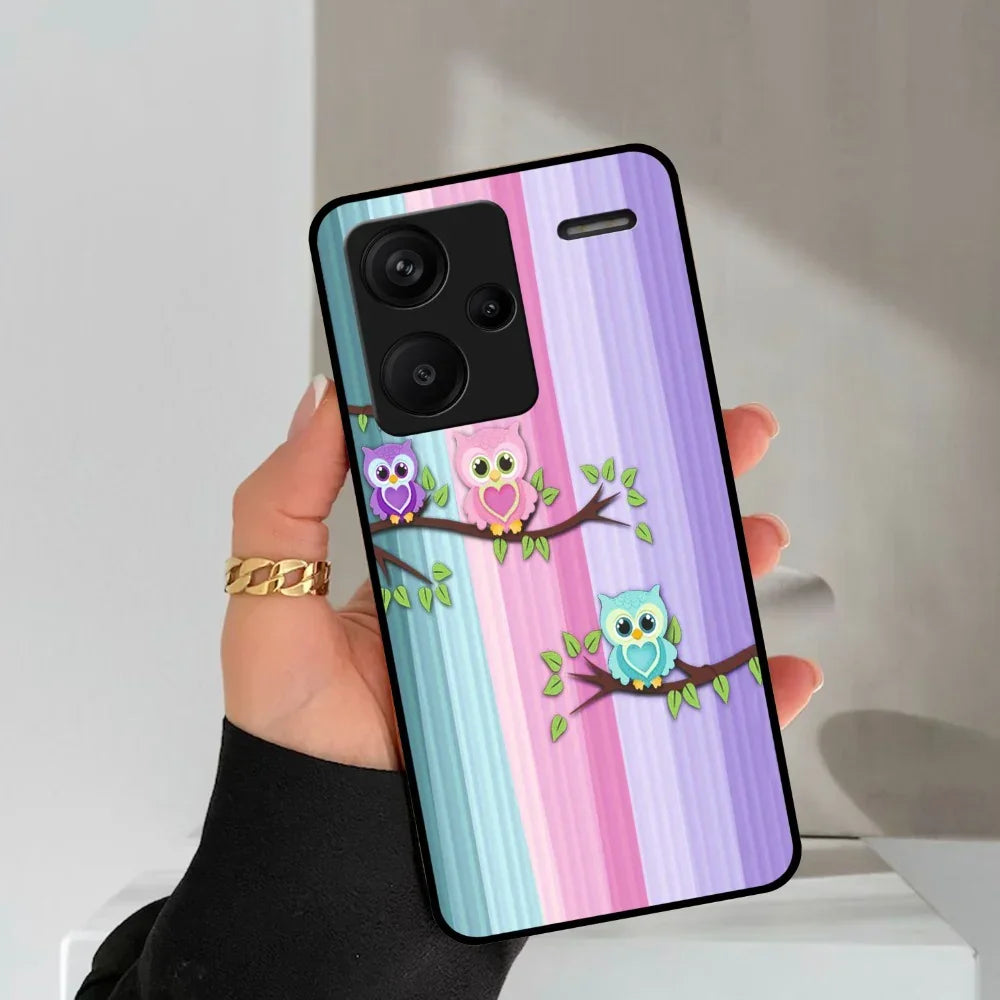 Owl Glossy Metal Case Cover For Redmi - ShopOnCliQ