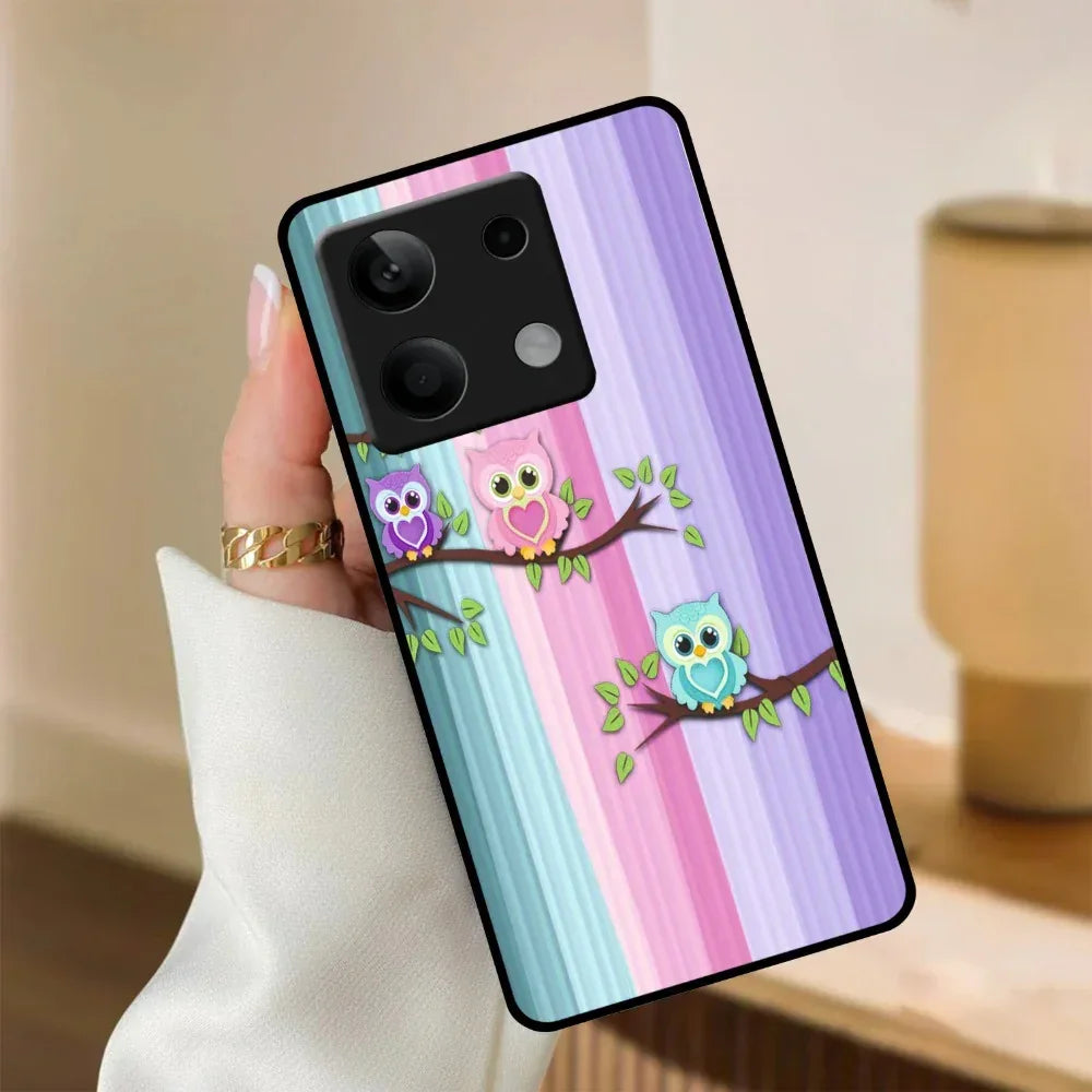 Owl Glossy Metal Case Cover For Redmi - ShopOnCliQ