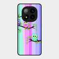 Owl Glossy Metal Case Cover For Redmi Note 14 Pro Plus 5G
