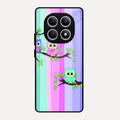Owl Glossy Metal Case Cover For Redmi Note 15 5G