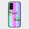 Owl Glossy Metal Case Cover For Samsung Galaxy A14 5G