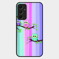 Owl Glossy Metal Case Cover For Samsung Galaxy A34 5G