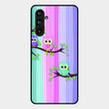 Owl Glossy Metal Case Cover For Samsung Galaxy F54 5G
