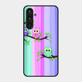 Owl Glossy Metal Case Cover For Samsung Galaxy M35 5G