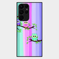 Owl Glossy Metal Case Cover For Samsung Galaxy S22 Ultra 5G