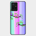 Owl Glossy Metal Case Cover For Vivo T1 5G